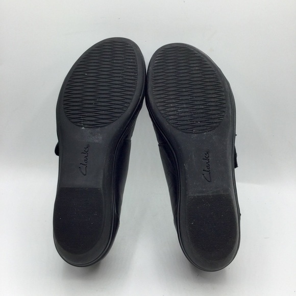 Clarks Cushion Soft Smart Shoes Everlay Kennon  Mary Jane Black Size 7 - Picture 9 of 14